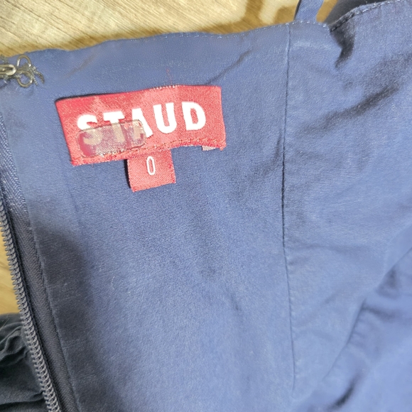 Navy Blue Sleeveless Gathered Waist Maxi Dress - Picture 12 of 13